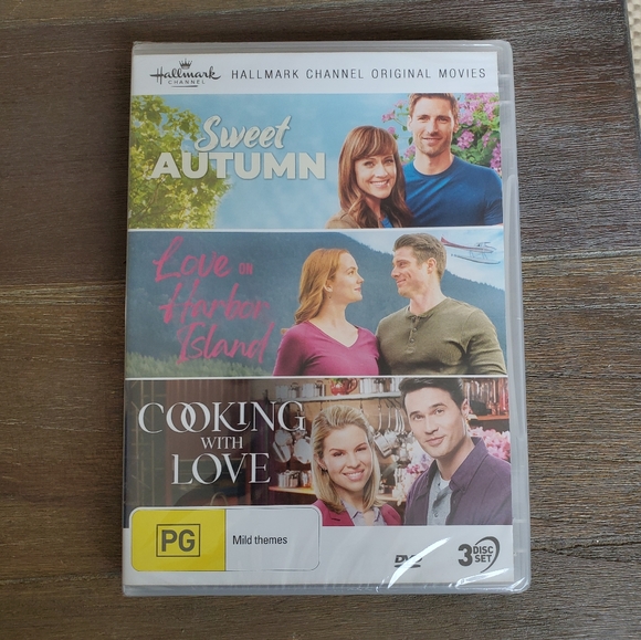 Hallmark 3 Film Collection (Sweet Autumn/Love on Harbor Island/Cooking with Love - Picture 2 of 3